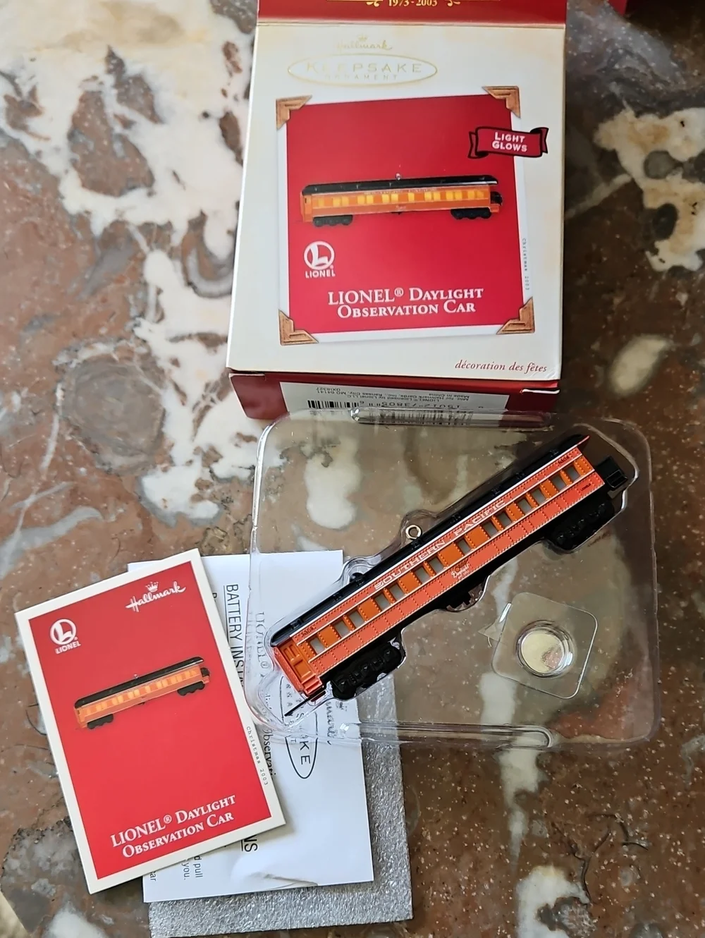 Vintage NWT 2002-2003 Hallmark Lionel Trains Set Of Four